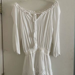 White dress/cover up
